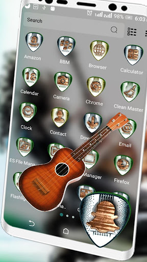 Guitar Rockstar Launcher Theme Screen 2
