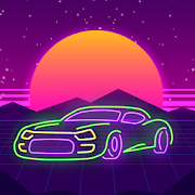 Neon Cars Drifting - Racing Circle New Game 2020