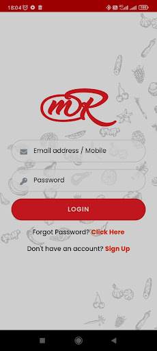Android application Moghalempire restaurant screenshort