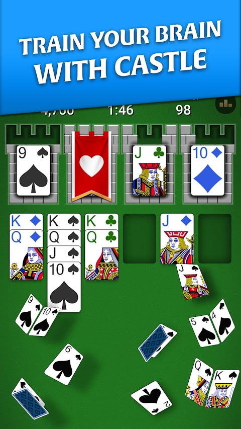 Castle Solitaire: カードゲームのおすすめ画像1