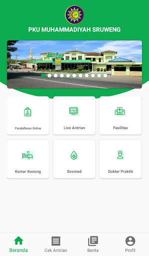 Android application PKU Muhammadiyah Sruweng screenshort
