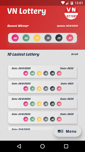 VN Lottery - Tra cứu, phân tíc Screen 3