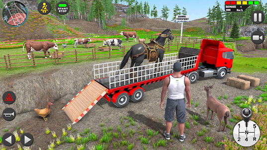 Farm Animals Transporter Truck