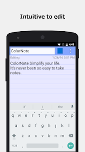 ColorNote แผ่นจดบันทึก notepad