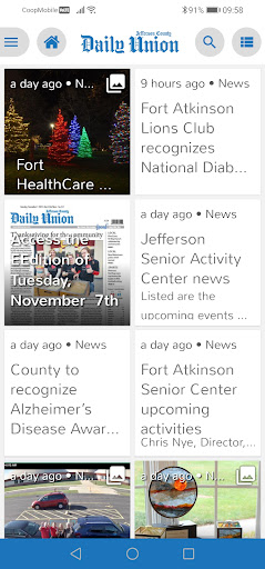 Android application Daily Jefferson County Union screenshort