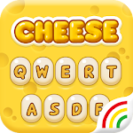 Cover Image of डाउनलोड Gold Cheese Keyboard Theme - E  APK
