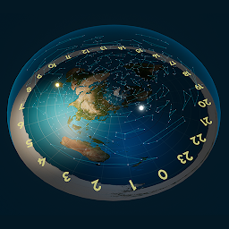 Flat Earth 3D + Clock ilovasi rasmi