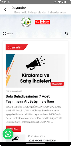 T.C. Bolu Belediyesi Screen 3