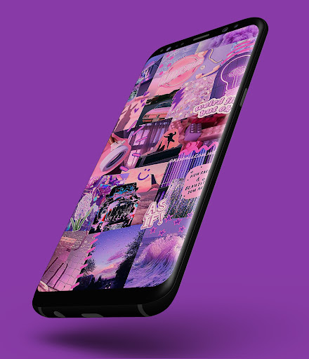 Android application Purple Aesthetic Wallpapers screenshort