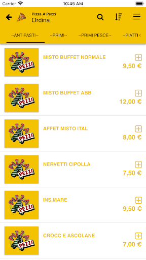 Pizza A Pezzi Screen 2