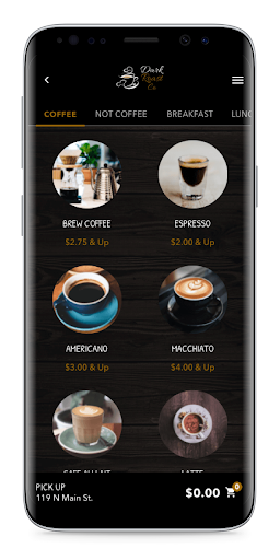 Dark Roast Co. Screen 3