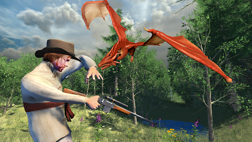 Android application Dinosaur Hunting Games 3D 2023 screenshort