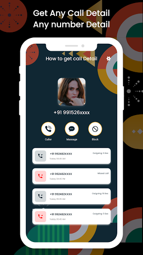 Call history  Get any number detail