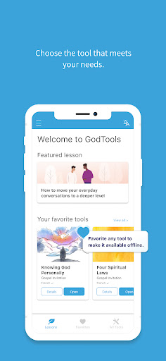 GodTools: Gospel Conversations Screen 2
