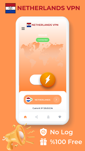 Android application Netherlands VPN - NL Proxy screenshort