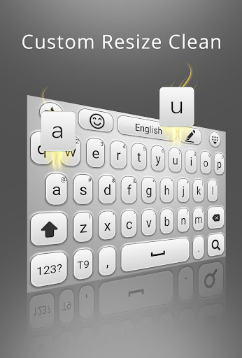 Custom resize clean keyboard