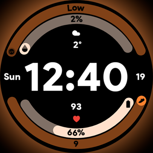 Digital Rings - Watch face Logo
