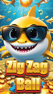 Zig Zag Ball: Shark Eddition