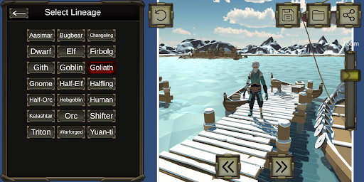 Android application Avatar Anvil: Create Character screenshort