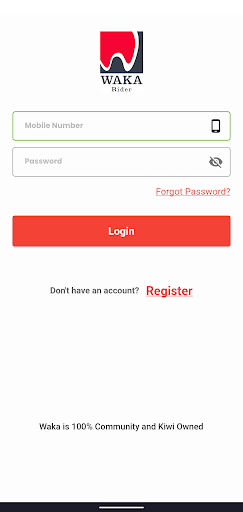 Android application Waka Rider screenshort