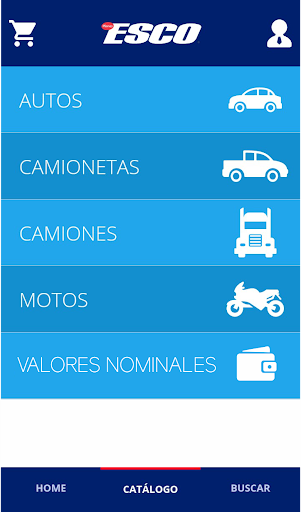 ESCO Catálogos Screen 3