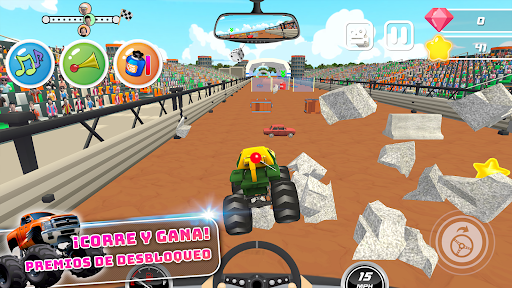 Monster Trucks Kids Race Game Captura de Pantalla de la Aplicación Android 6