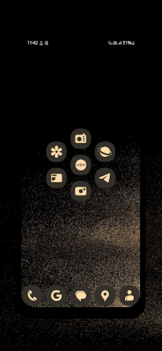 Screenshot of Golden Sand Icon Pack
