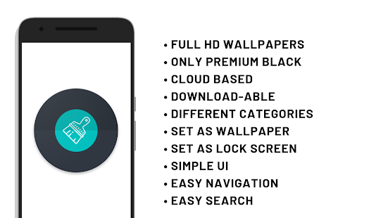 Premium Black Wallpapers Captura de pantalla