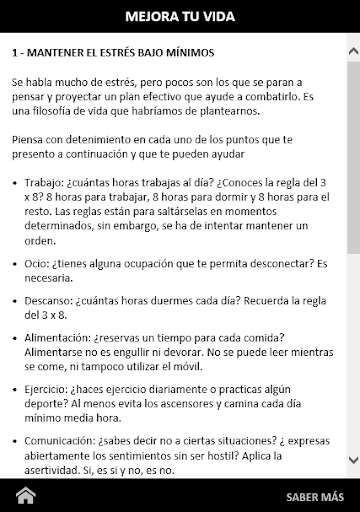 Mejora tu vida Screen 2