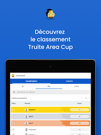 Truite Area Cup Screen 3