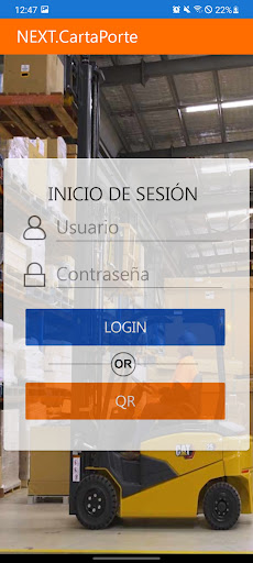 Android application NEXT Carta Porte screenshort
