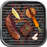 Grill Recipes Grilled Food icon