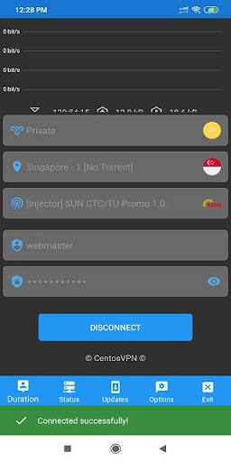 CentosVPN v4.0 Screen 2