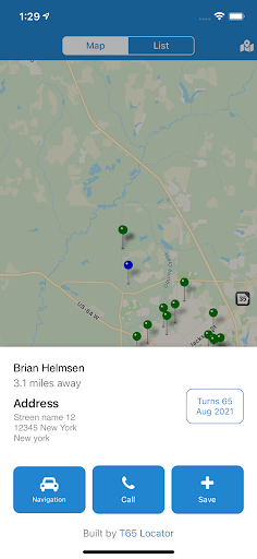 T65 Locator Screen 2