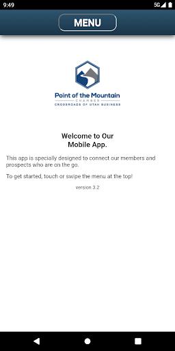 Android application Point of the Mountain Chamber screenshort