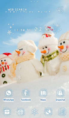 かわいい壁紙アイコン スノーマン フレンズ 無料 Androidアプリ Applion