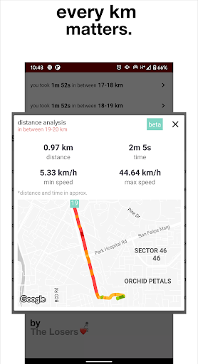 Screenshot of My Run Tracker - Running App