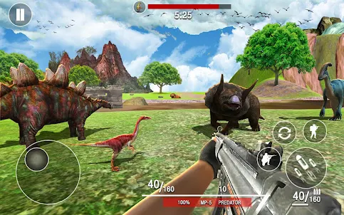 caçador de dinossauros - 3D