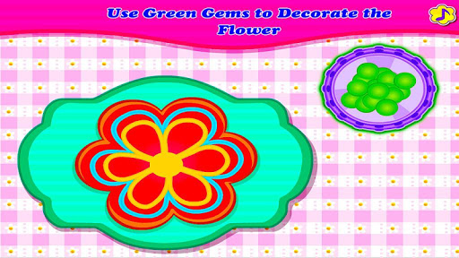 Sweet Flower Cookies Cooking