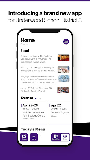 Android application Underwood School District, ND screenshort