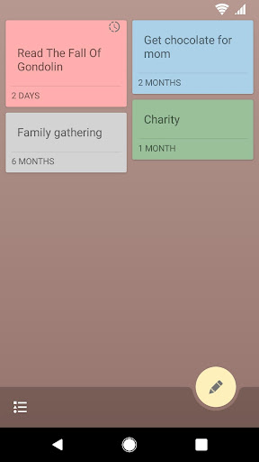 Put Back: Lazy Reminder Screen 3