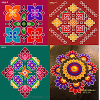 Simple Rangoli Designs
