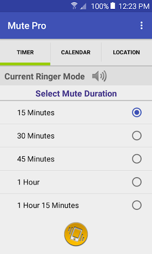 Mute Pro Auto Silent Ringer