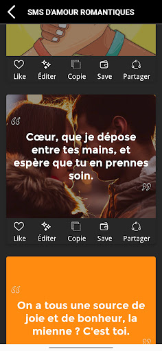 Messages Damour Touchants Screen 3