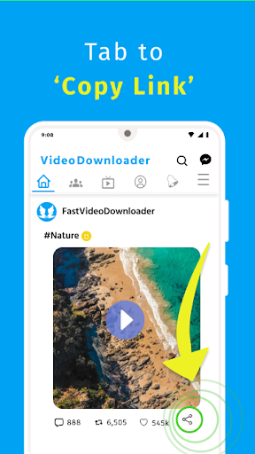 Android application Video Downloader for Twitter screenshort