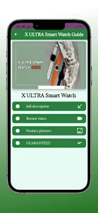 X ULTRA Smart Watch Guide