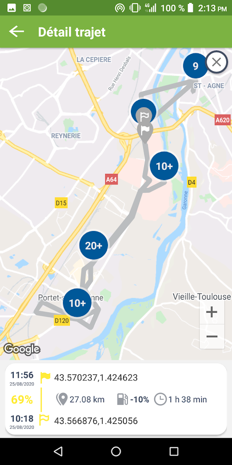 #6. EcoDrive (Android) Von: Actia Telematics Services
