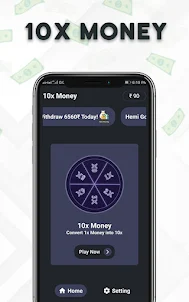 10x : Lucky spin and earn cash