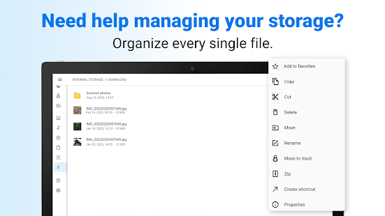 File Commander Manager & Vault Screenshot