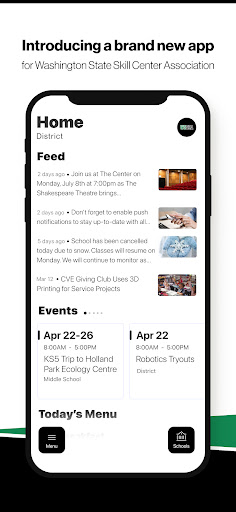 Android application Washington State Skills Center screenshort